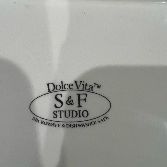 Vintage DOLCE VITA S&F Studio large serving platter. Beautiful perfect condition - Picture 6 of 6